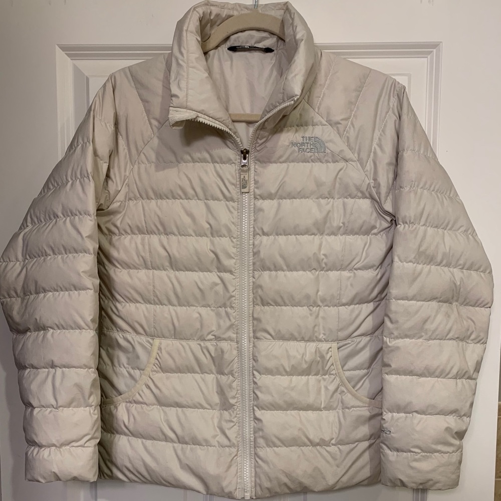 Girls The North Face Down Jacket - Cream